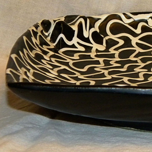 Vintage Spaghetti Swirl Pattern Ashtray Italy - Picture 5 of 7